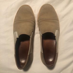 Beige Slip Ons